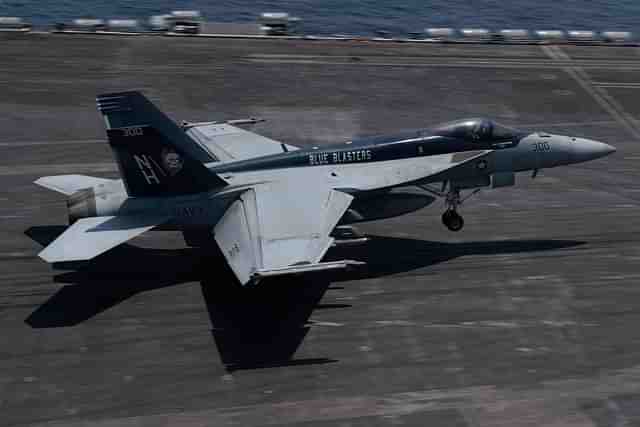  US Navy's F/A-18E Super Hornet fighter jet 